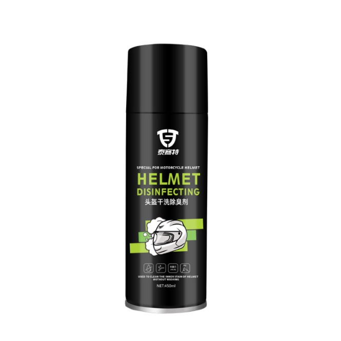 Helmet Disinfectant Cleaner 450ML Foam Spray for Helmet Lining Clean