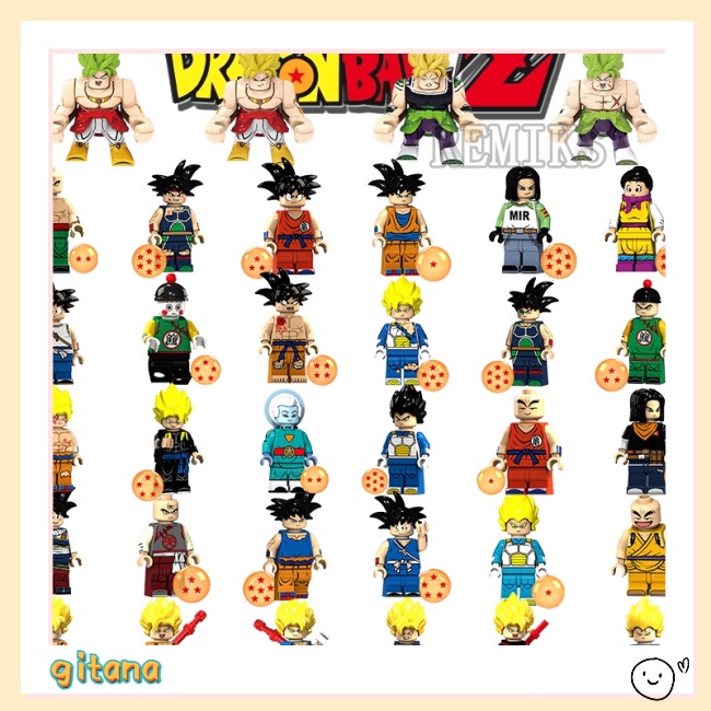 Dragon ball lego discount minifigures