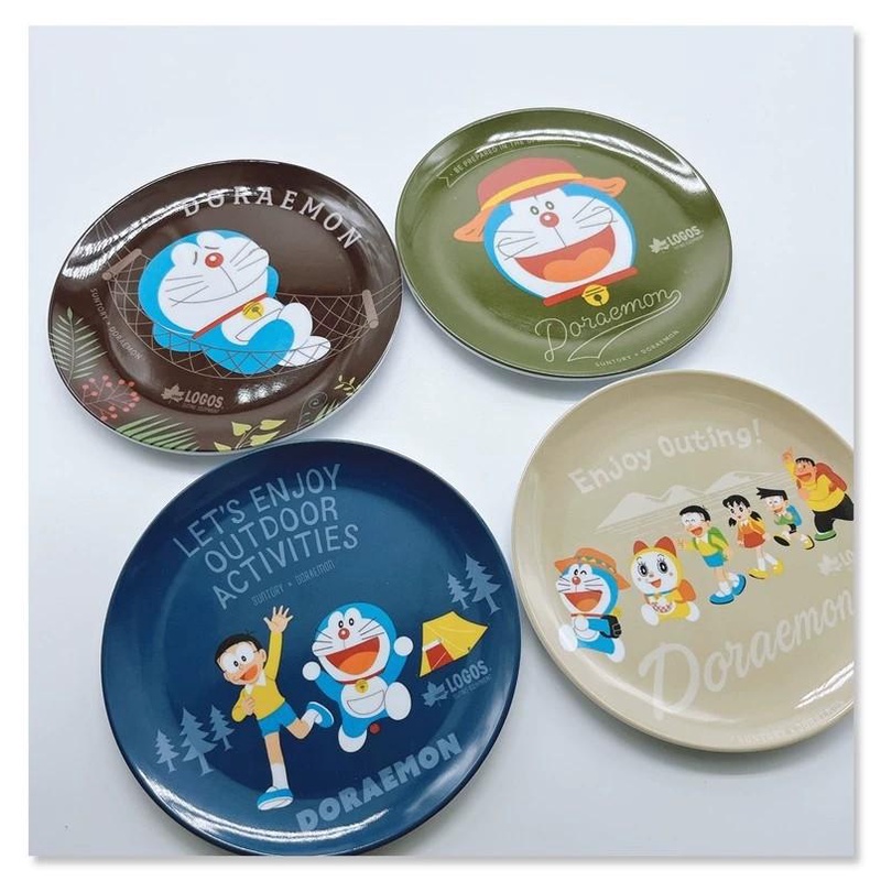 AP'S Japanese Magazine Japan SUNTORY Limited [Doraemon X LOGOS Doraemon Snack Plate4 Options