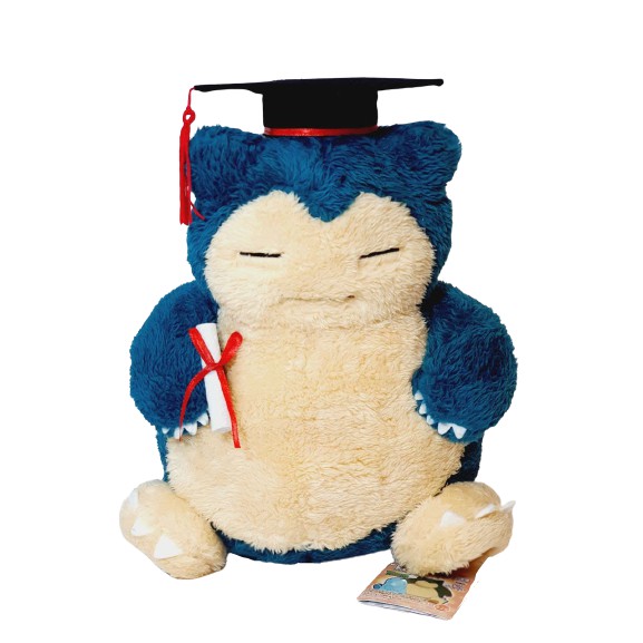 Snorlax graduation plush on sale