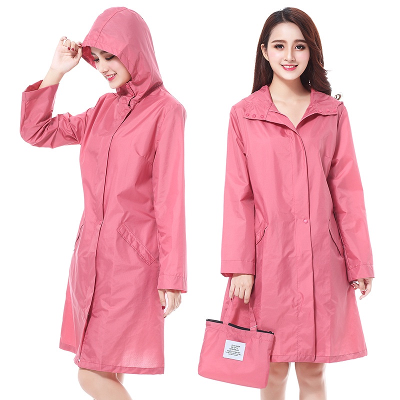 Stay Dry in Style: Lightweight and Foldable Women’s Travel Raincoat ...