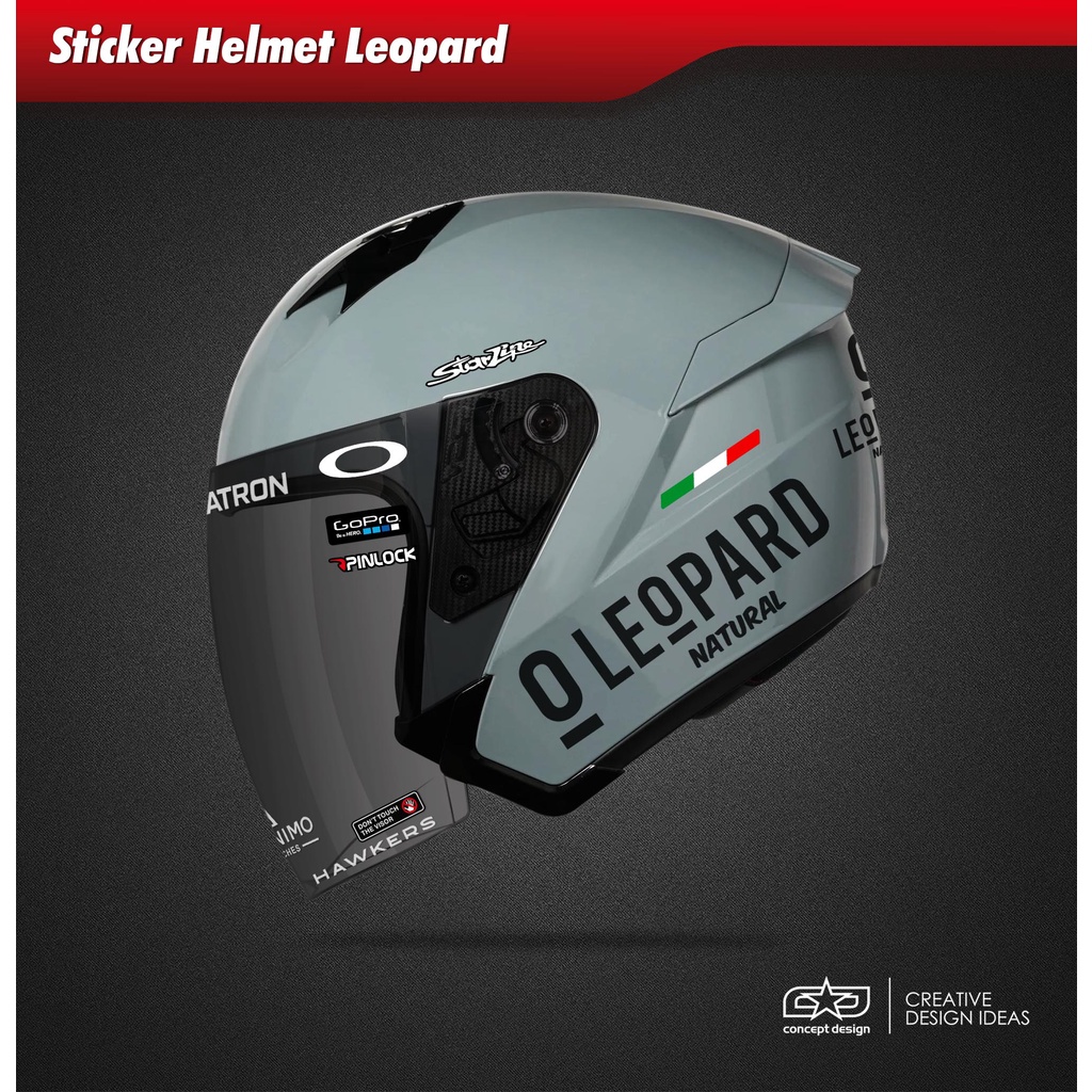 Helmet leopard best sale