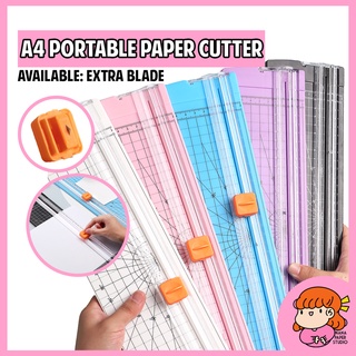 Christmas Gift Wrapping Paper Cutter With Handle Manual Sliding