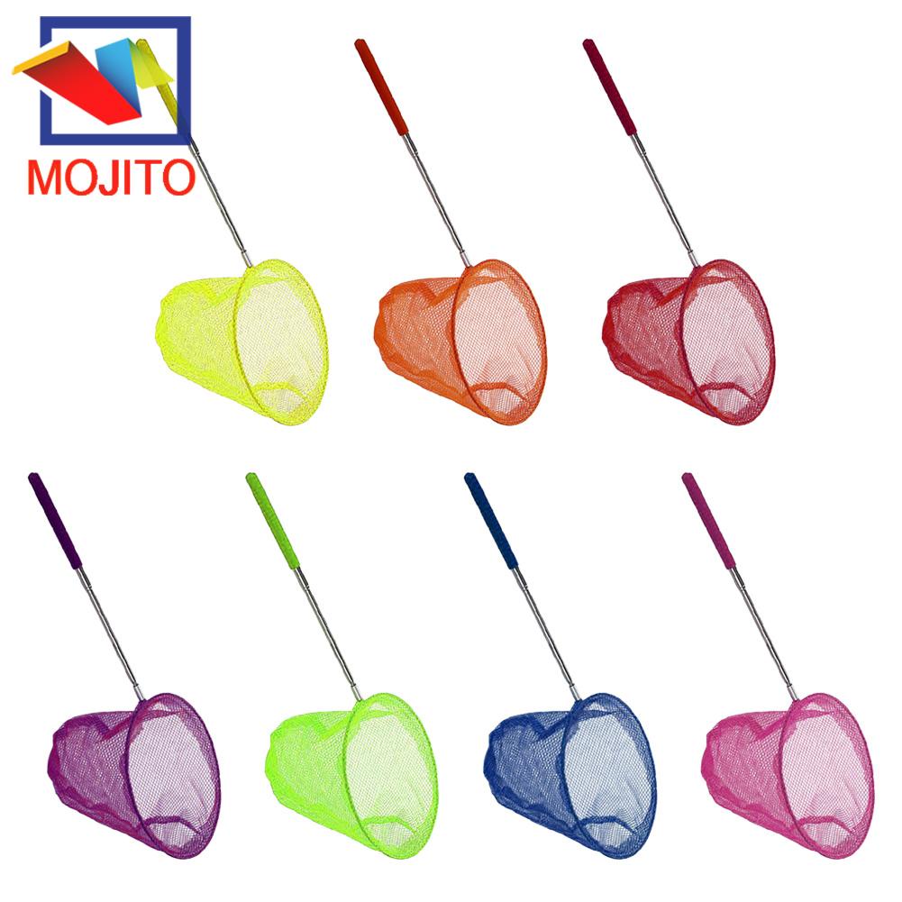 Kids Telescopic Butterfly Dragonfly Nets Extendable Nylon Fishing Mesh