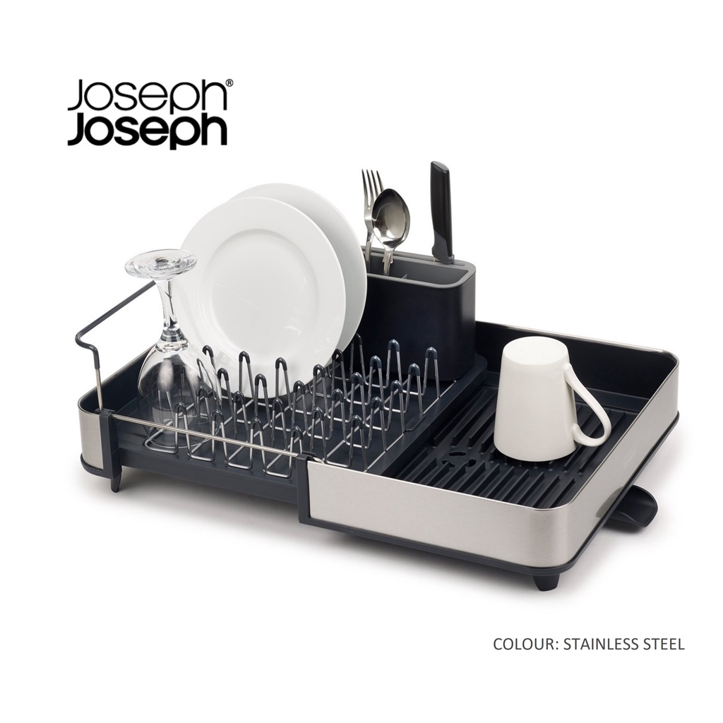 Joseph Joseph Expandable Dish Rack / Extend Max Steel Shopee Singapore