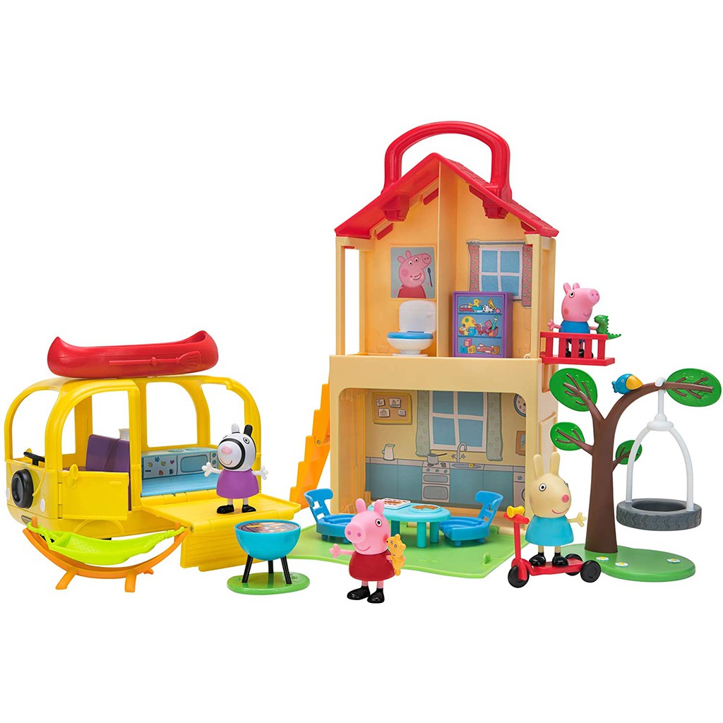 Peppa Pig Pop N’ Playhouse And Play N’ Go Campervan Combo Pack 