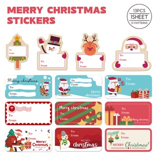 Santa Stickers For Envelopes Waterproof Christmas Foam Decals 100PCS Snowflake  Stickers For Kids For Envelopes Gifts Tags Crafts - AliExpress