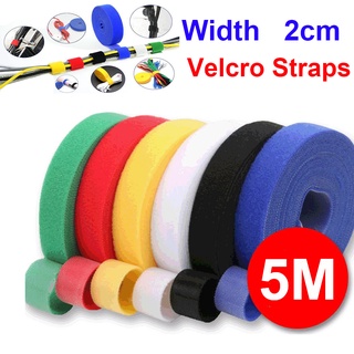 5/10/20/40/50PCS Durable and Soft Nylon Strap Reusable Velcro