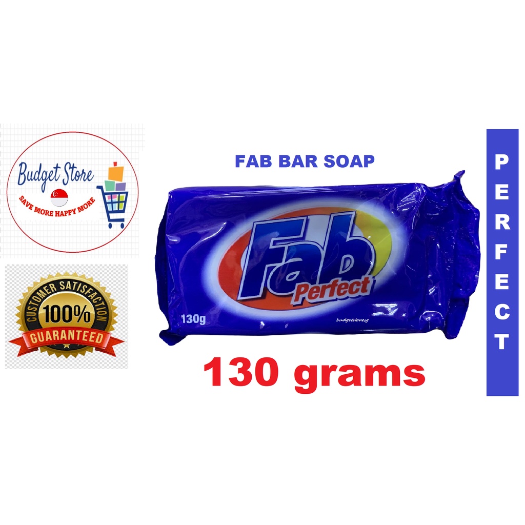 Fab Laundry Bar Soap Perfect 130 grams Shopee Singapore