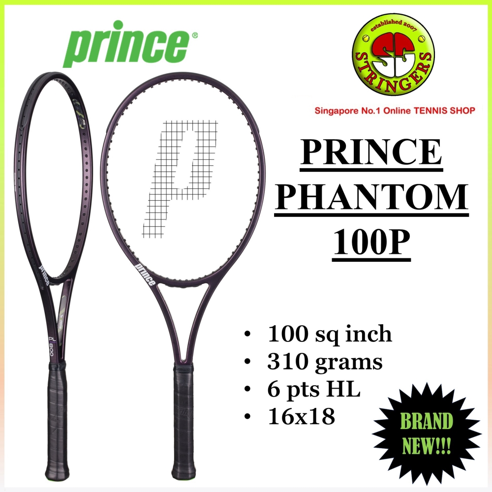 Prince Phantom 100 P Tennis Racket | Shopee Singapore