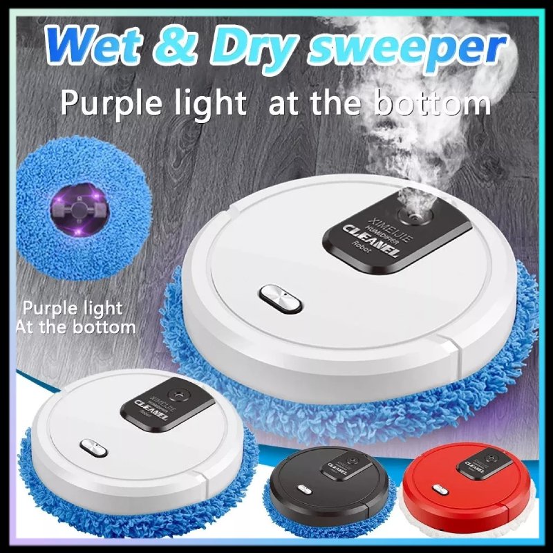3 In 1 Vacuum Spray Mop Robot Dry Wet Floor Sweep Vacuum Cleaner