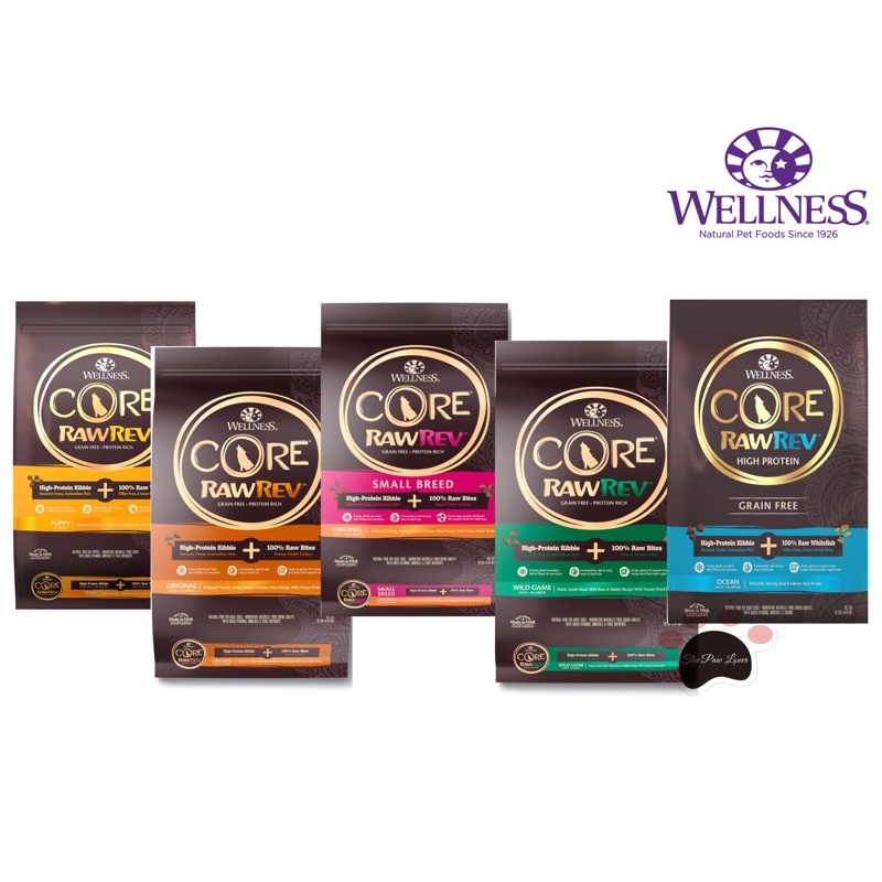 Wellness core rawrev dog food sales small breed