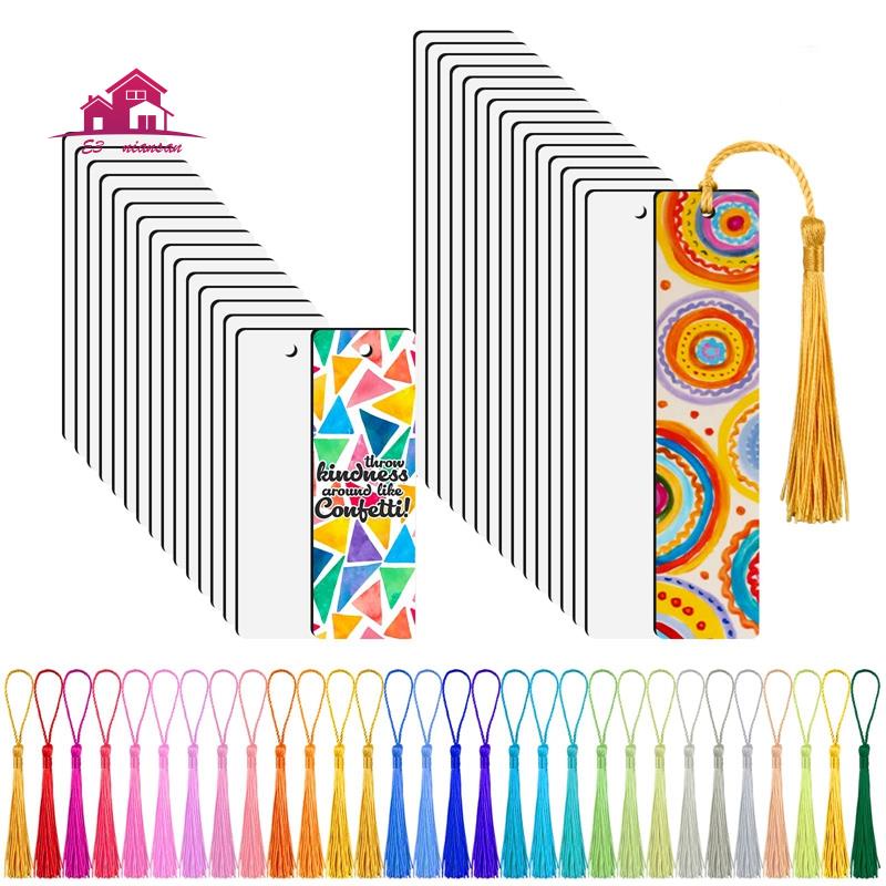 30pcs sublimation blank bookmarks sublimation blank products diy