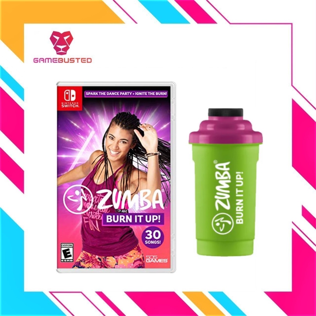 Nintendo Switch Zumba Burn It Up FREE Protein Shaker Shopee