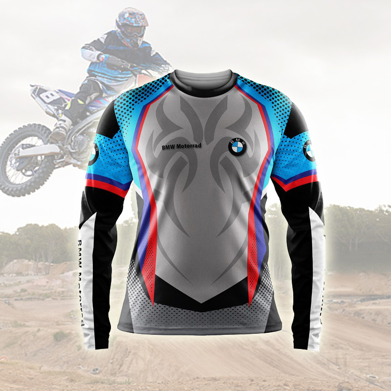 Long Sleeves Shirt Racing Jersey BMW Motocross Racing Shirt Jersey