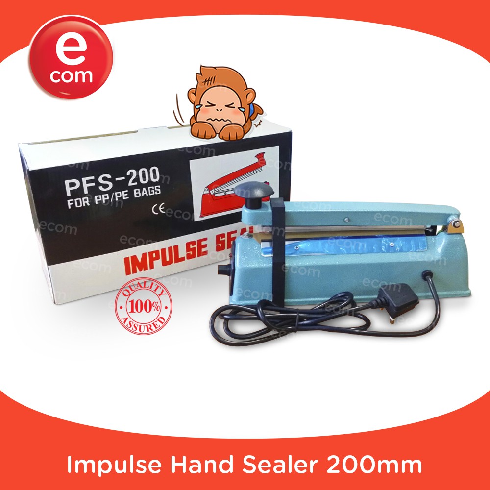 METAL IMPULSE SEALER / HEAT SEALER / HAND SEALER PFS-200 (200mm ...