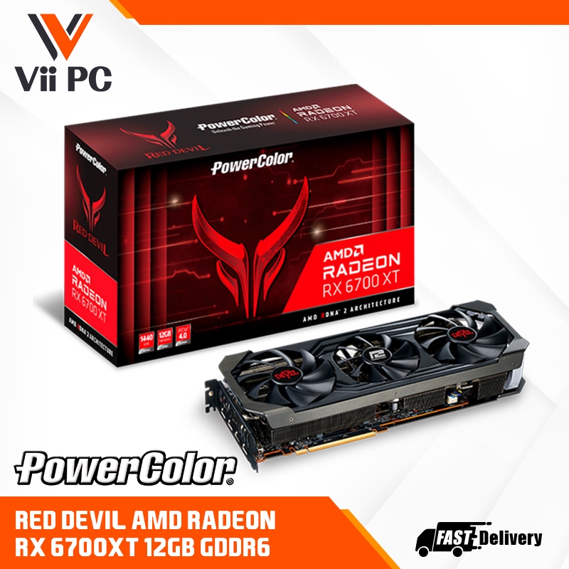 Powercolor Red Devil AMD Radeon&trade; RX 6700 XT 12GB GDDR6 