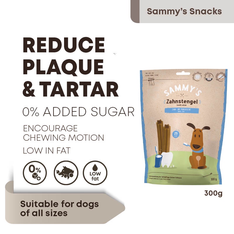 brioPets bosch Sammy s Tooth Stick Low Fat Dental Dog Treats for Small Breed Dogs Shopee Singapore