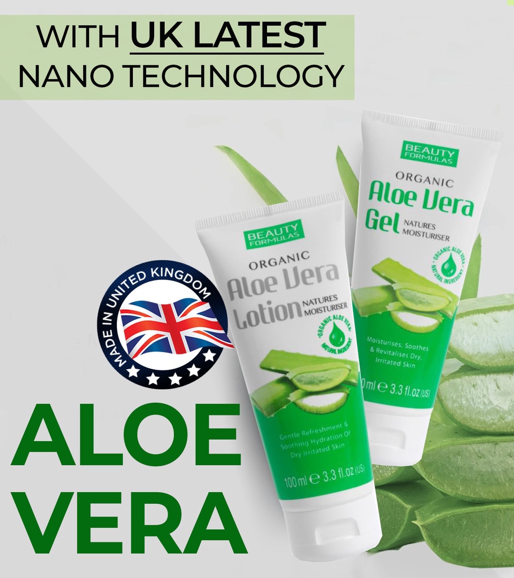 vare Nord Vest Urimelig Beauty Formulas Organic Aloe Vera Gel 100ml | Shopee Singapore