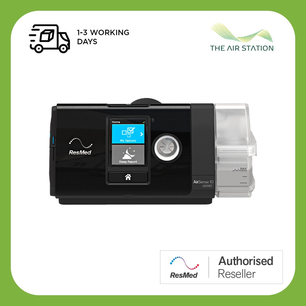 Resmed Airsense10 CPAP Automatic Positive Pressure Airway Machine + 2