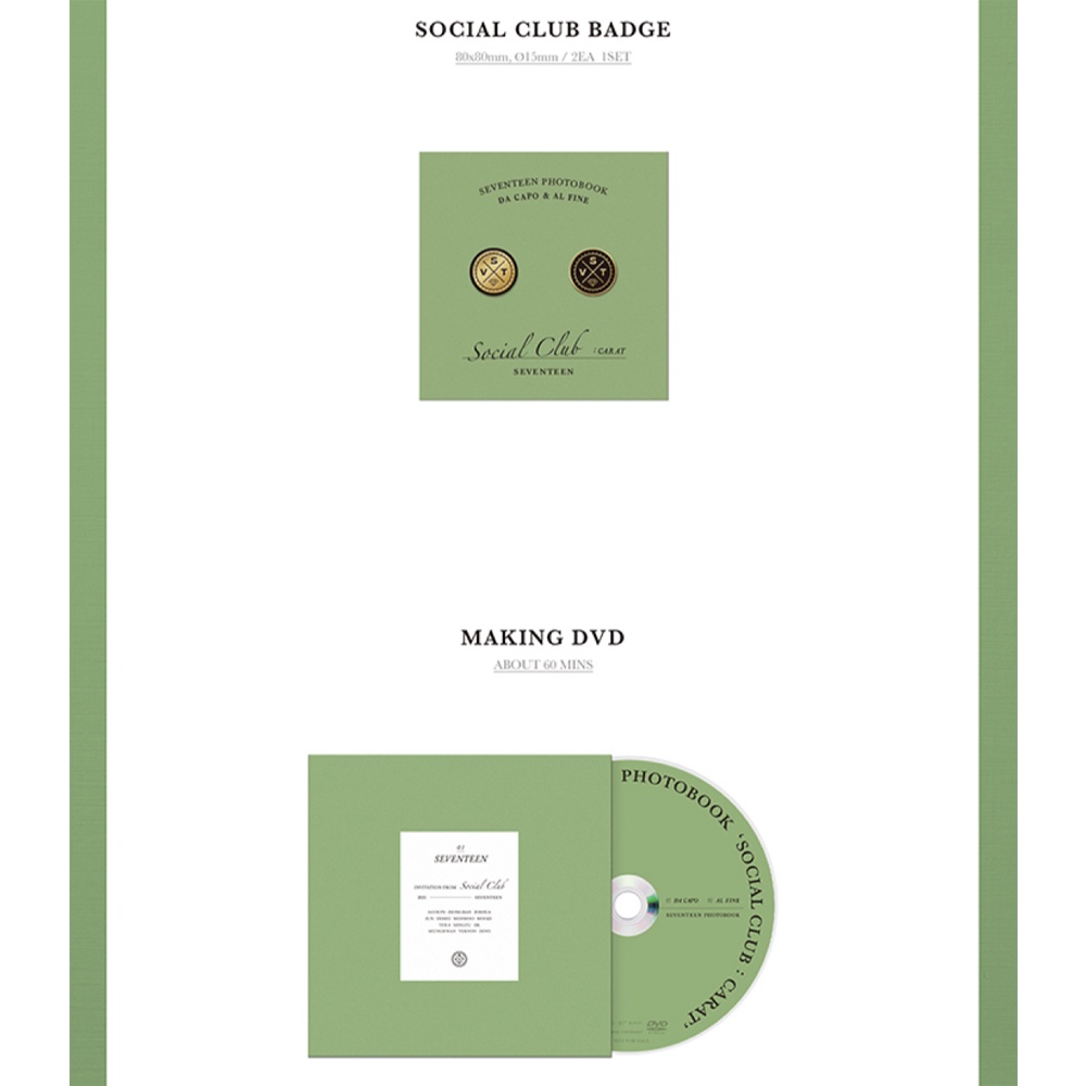SEVENTEEN - PHOTOBOOK [SOCIAL CLUB : CARAT] | Shopee Singapore
