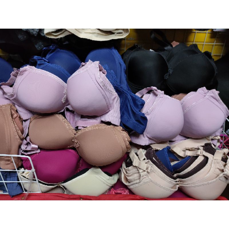 Plus size thin pads soft cap bra no wire 40,42,44,46 cap B &C | Shopee ...