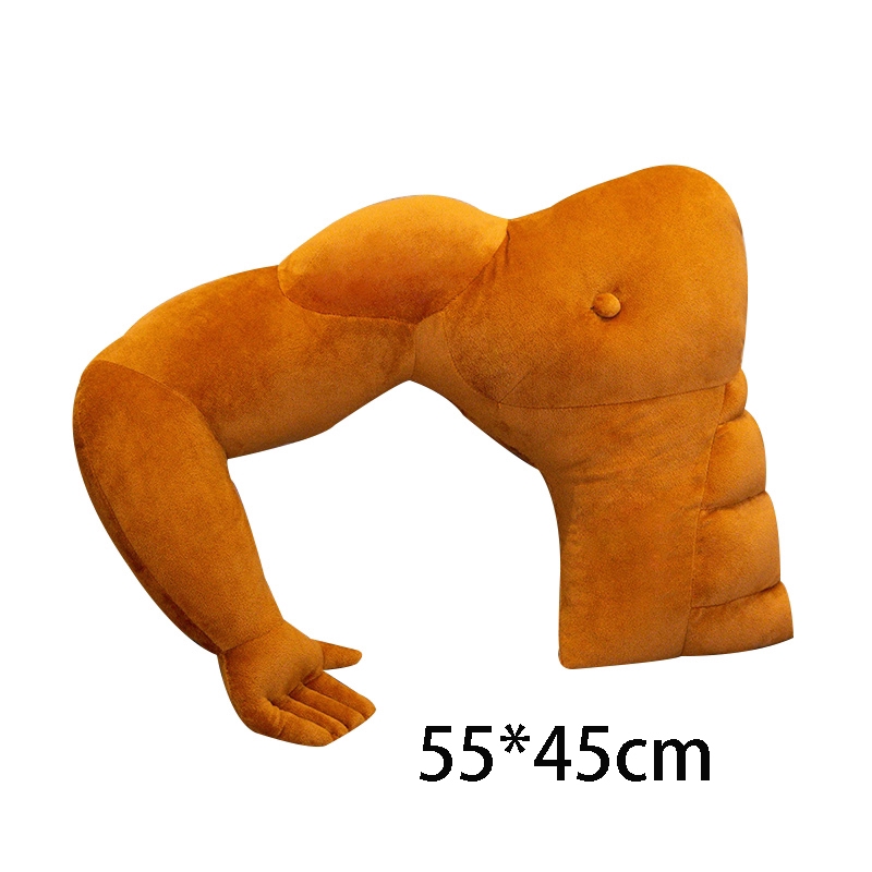 Stuffed Animal Muscle Man Super Man Boyfriend Pillow Bolster Cushion Plush Toy Doll Birthday Valentine Holiday Gift Shopee Singapore