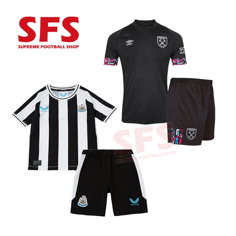 【SFS】 Top Quality 22-23 Newcastle NUFC WHU SOCCER Football Jersey T-shirt Sports Wears Kid Jersey Version