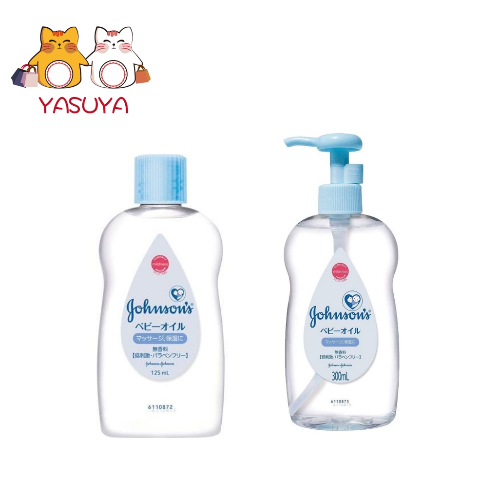 Johnson's baby oil store unscented