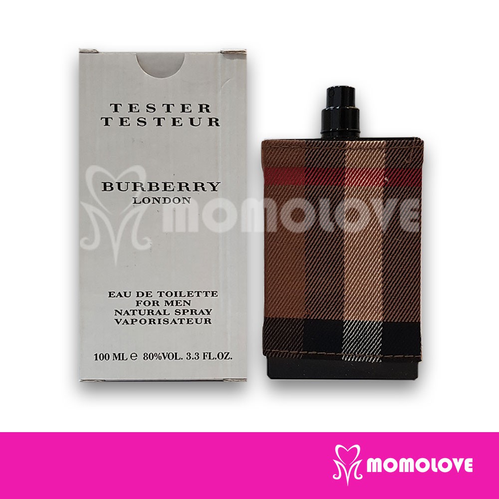 Tester Burberry London for Men EDT Spray 100ml Tester Packaging Perfume Shopee Singapore