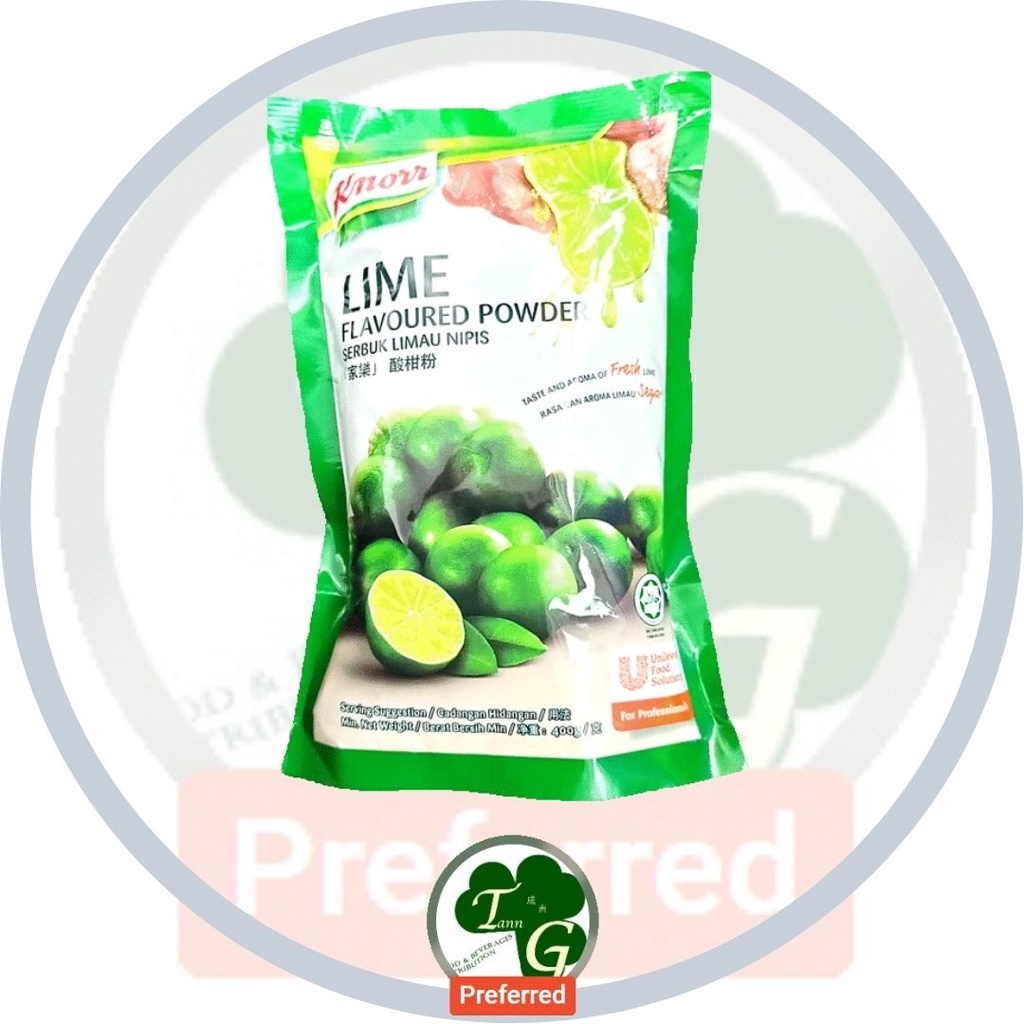 (SE0070) KNORR LIME FLAVOURED POWDER 400G | Shopee Singapore