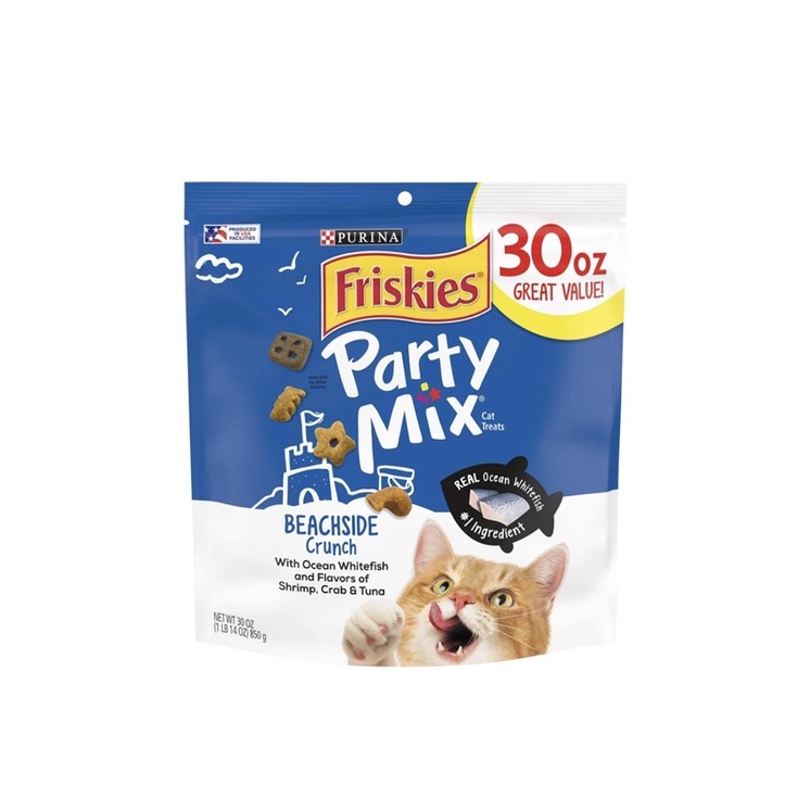 Purina Friskies Party Mix Beachside Crunch 30oz Shopee Singapore