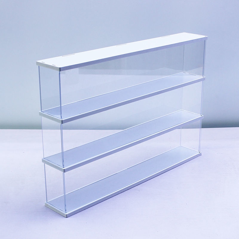 Hand-Made Storage Box Multi-Layer Open Door Organic Glass Transparent ...