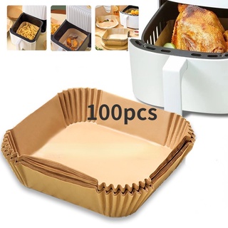 Disposable Air Fryer Tray Liner Paper Pad Non-Stick Cooking Mat Baking  Paper Filters Silicone Oil Paper Kitchen Appliances, 50PCS/Pack, 6.3*1.77in  - China Air Fryer Paper and Air Fryer Paper Liners price