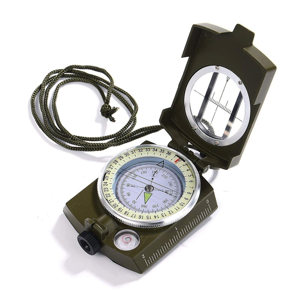 Professional Military Sighting Compass for Outdoor Hiking Camping ...