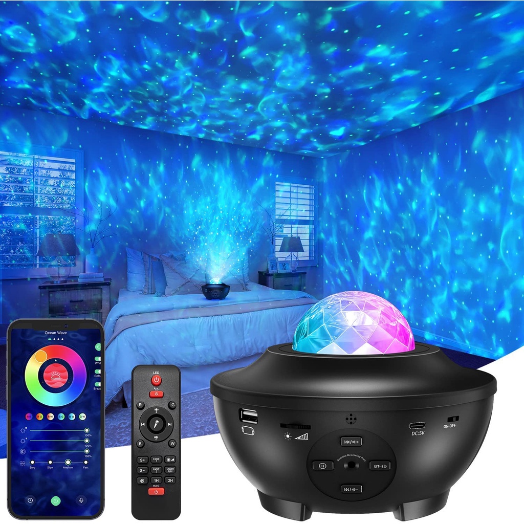 Starry night store projector shopee