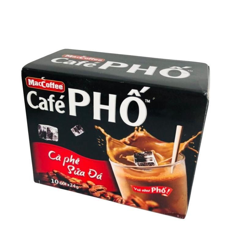 MacCoffee Cafe Pho Vietnam 3 in 1 Instant Coffee (10 sachets x 24g per ...