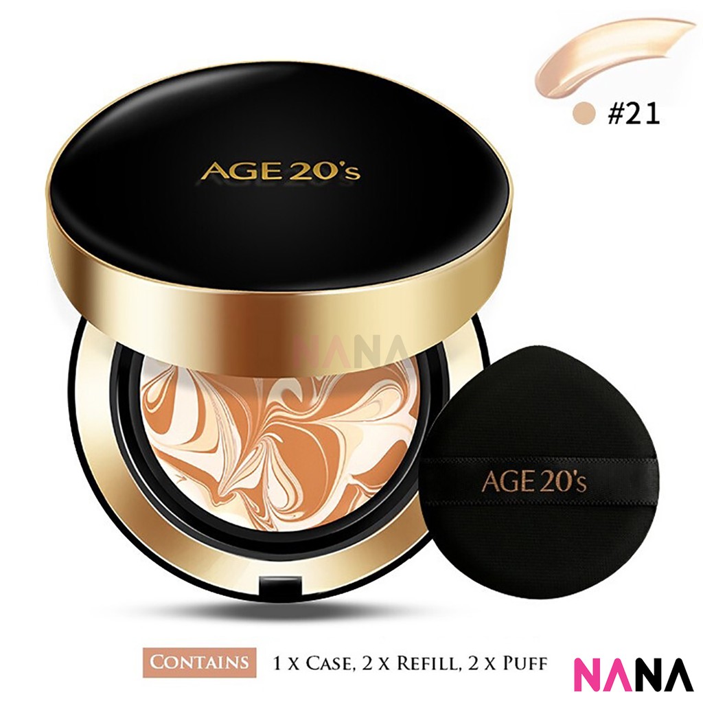 [AGE 20's] Signature Essence Cover Pact Intense Cover + Refill 2