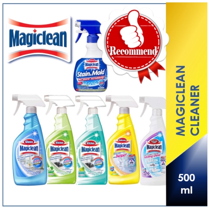 Magiclean Cleaner Bathroom Kitchen Glass Stain Mold Remover Bleach ...