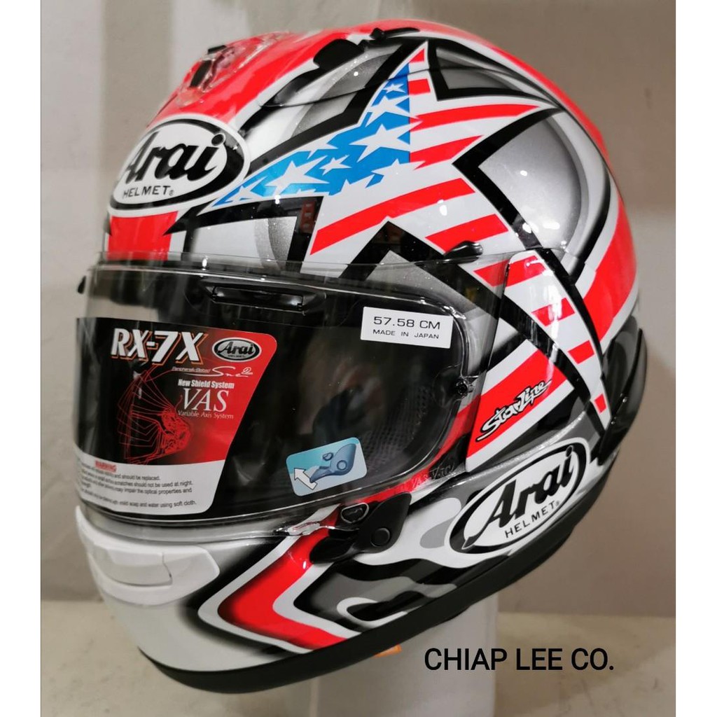 Arai rx7x hot sale hayden