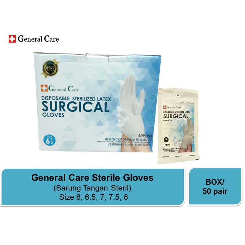 General Care Sterile Surgical Gloves/Sterile Latex Surgical Gloves