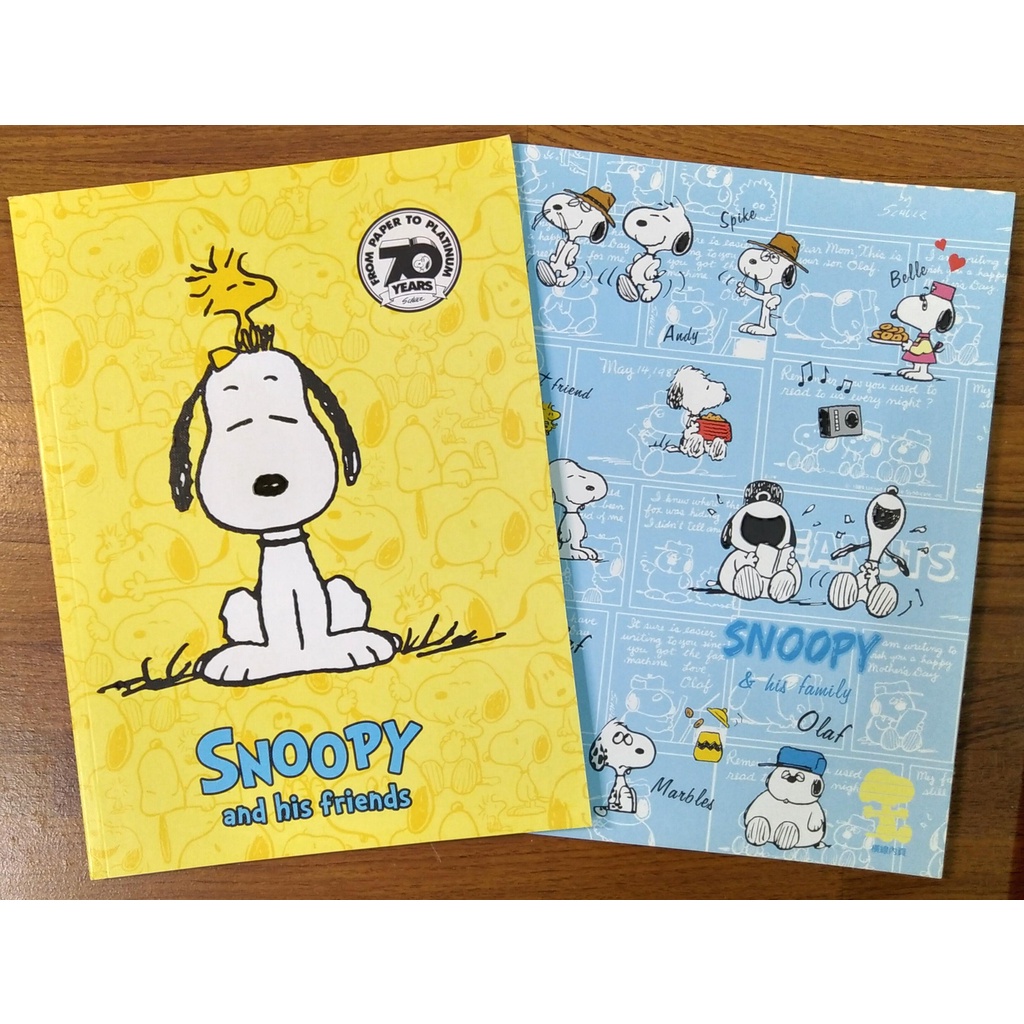 [White Shop] Snoopy Notebook 16K Horizontal 16K Notepad 16K Student ...