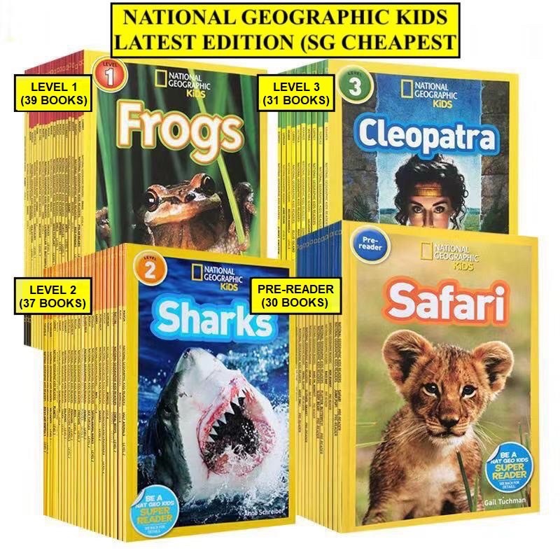 National Geographic Kids Readers Level 1 Set 1 - 10-Book Set