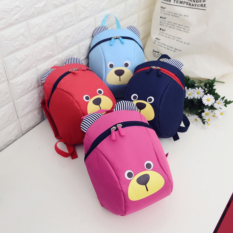 [SG LOCAL STOCK] Kids Toddler Anti Lost Backpack Children Cute Bear Small School Bag Baby Fashion Backpack
