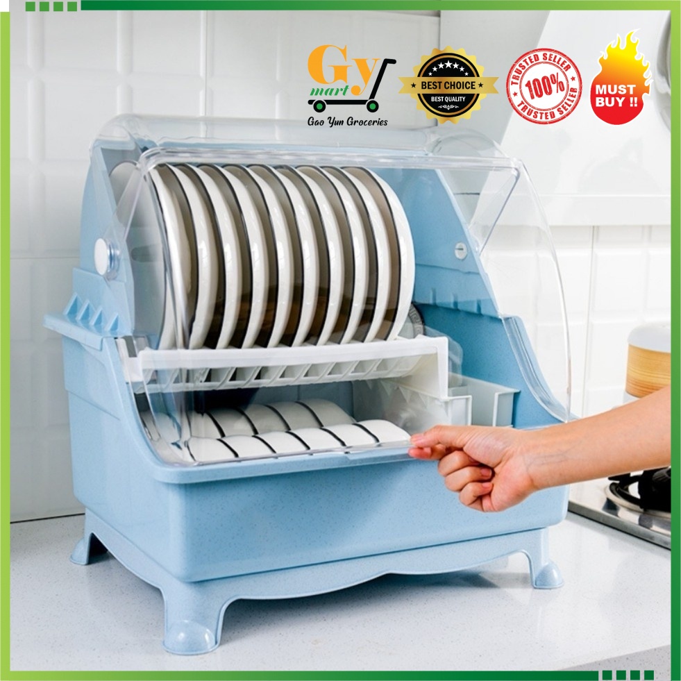 Dish rack discount with cover shopee