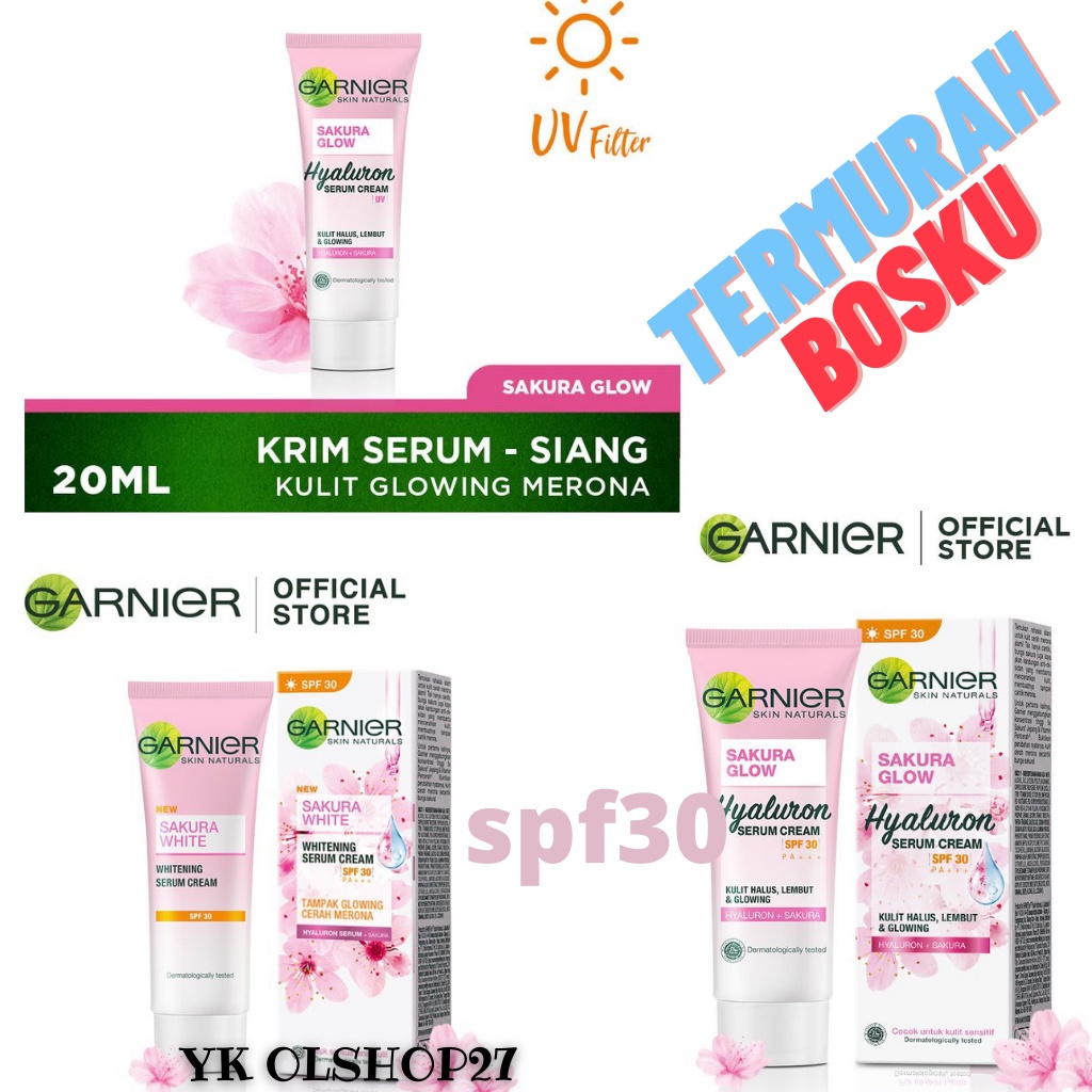 Garnier Sakura Day Cream 20ml/Garnier Sakura White Day Cream SPF 30 PA