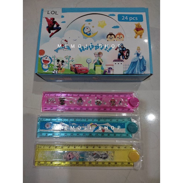 Fancy 30cm Folding Ruler (24pc) | Shopee Singapore