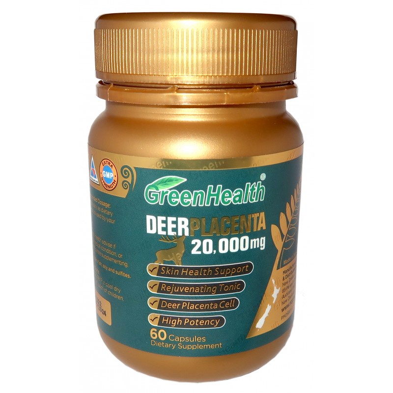 [NEW FORMULA] GreenHealth Deer Placenta [HALAL] - Skin, Energy & Vitality Tonic