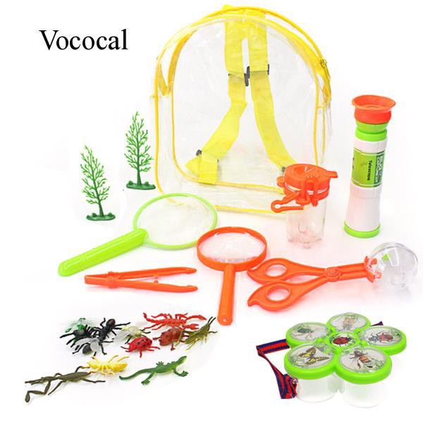 Kids Outdoor For Toys Kit Games Bug Catcher Camping Discoverykits Children  Telescope Costume