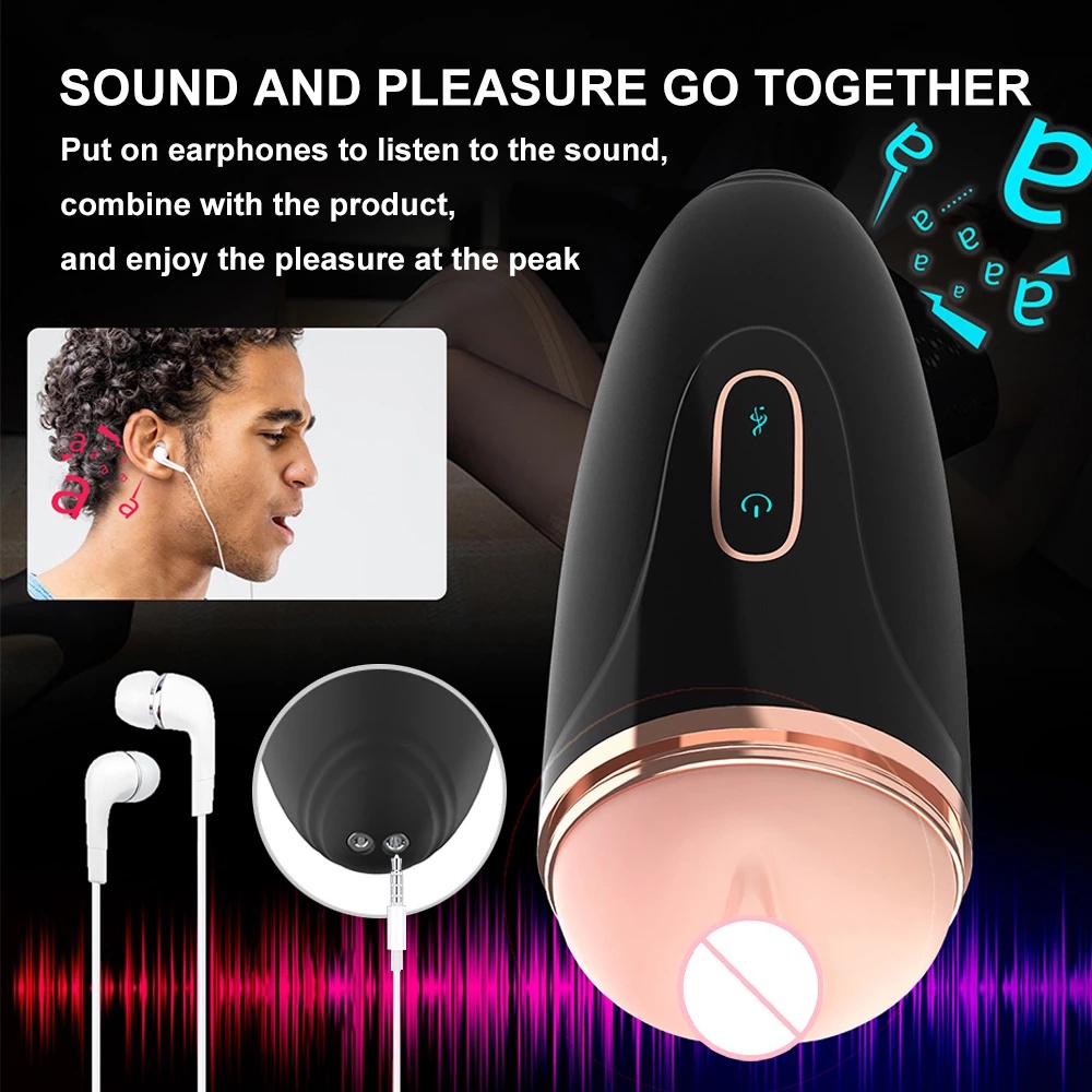 Automatic Masturbators For Men With Vibration Male Masturbation Cup